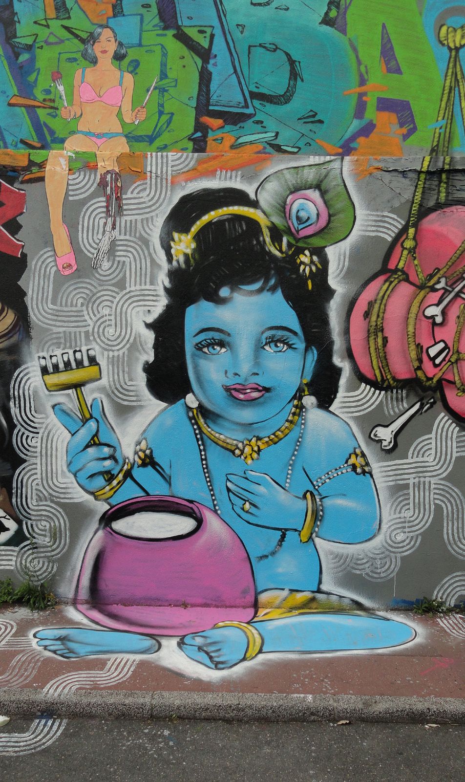 Street Art : Graffitis & Fresques Murales 93048 Montreuil