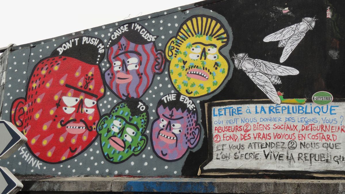 Street Art : Graffitis & Fresques Murales 93048 Montreuil