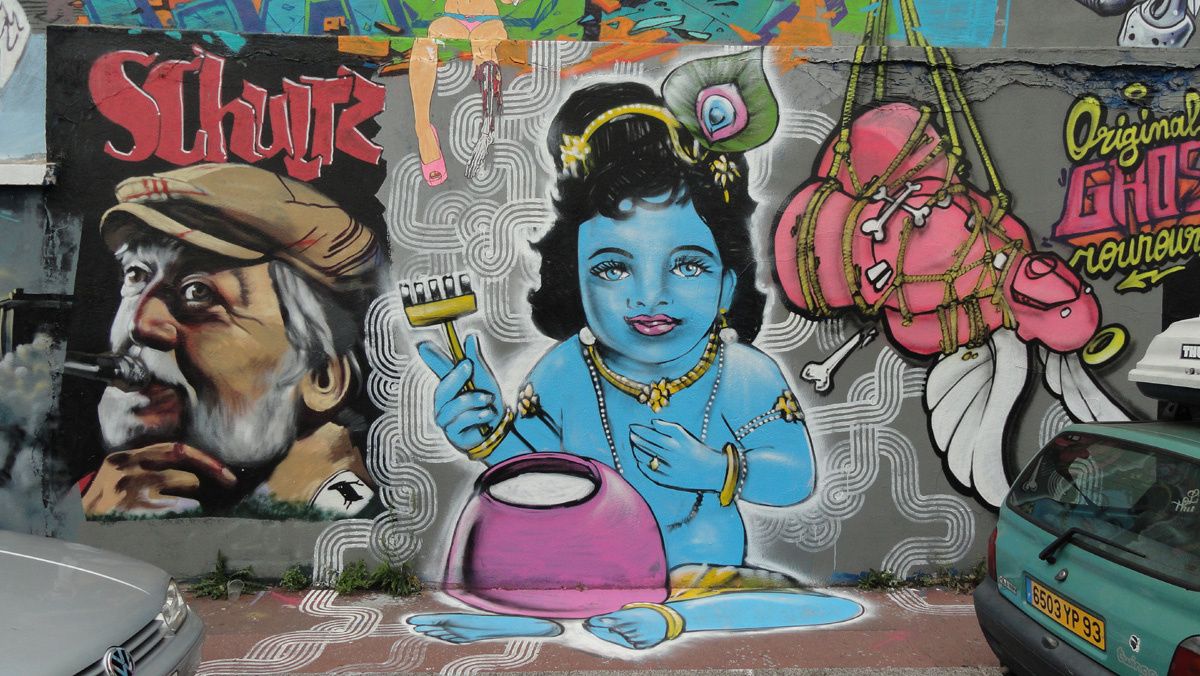 Street Art : Graffitis & Fresques Murales 93048 Montreuil