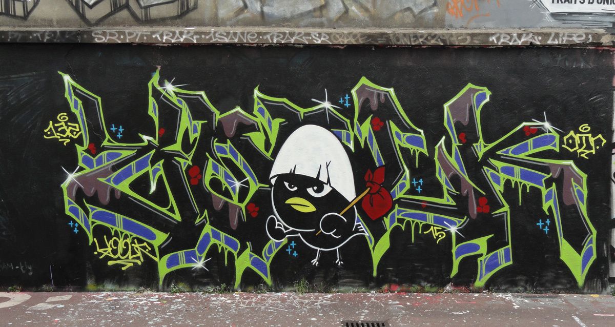 Street Art : Graffitis & Fresques Murales 93048 Montreuil