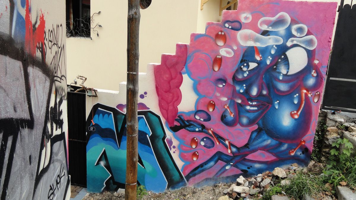 Street Art : Graffitis & Fresques Murales 93006 Bagnolet