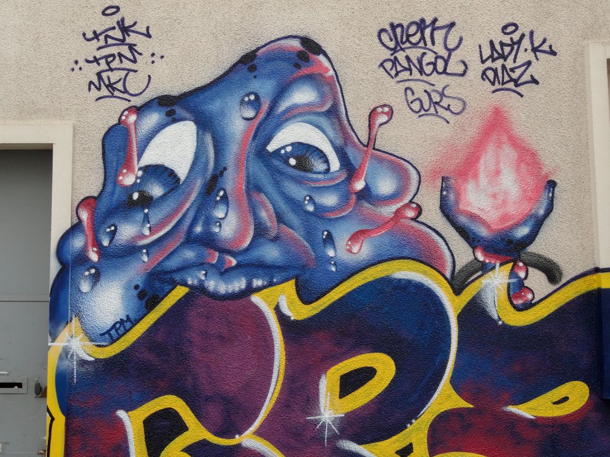 Street Art : Graffitis & Fresques Murales 93048 Montreuil