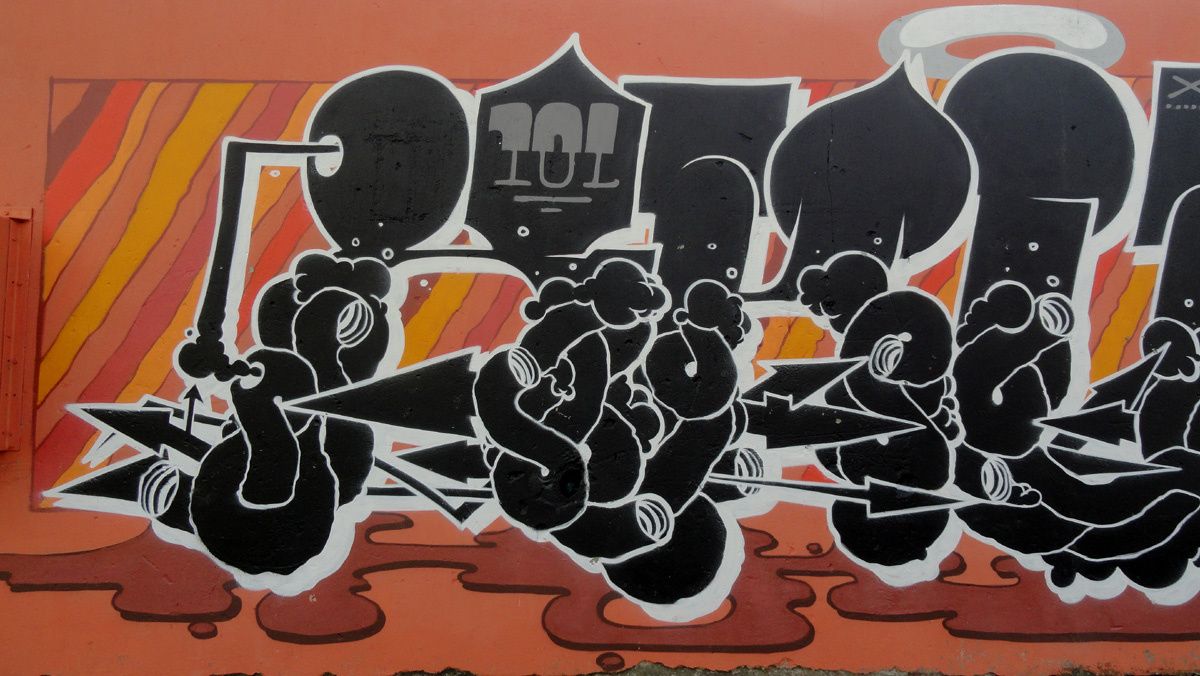 Street Art : Graffitis & Fresques Murales 60730 La Chapelle St Pierre