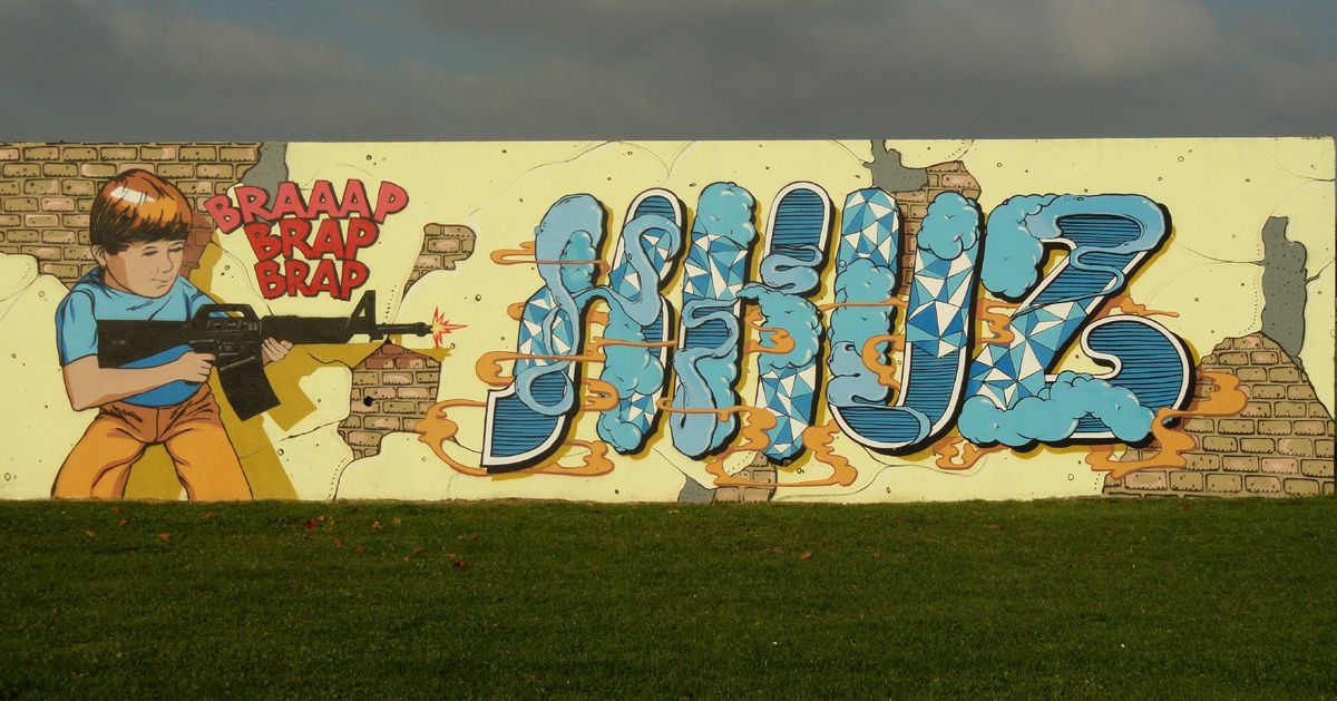 Street Art : Graffitis & Fresques Murales 60730 La Chapelle St Pierre