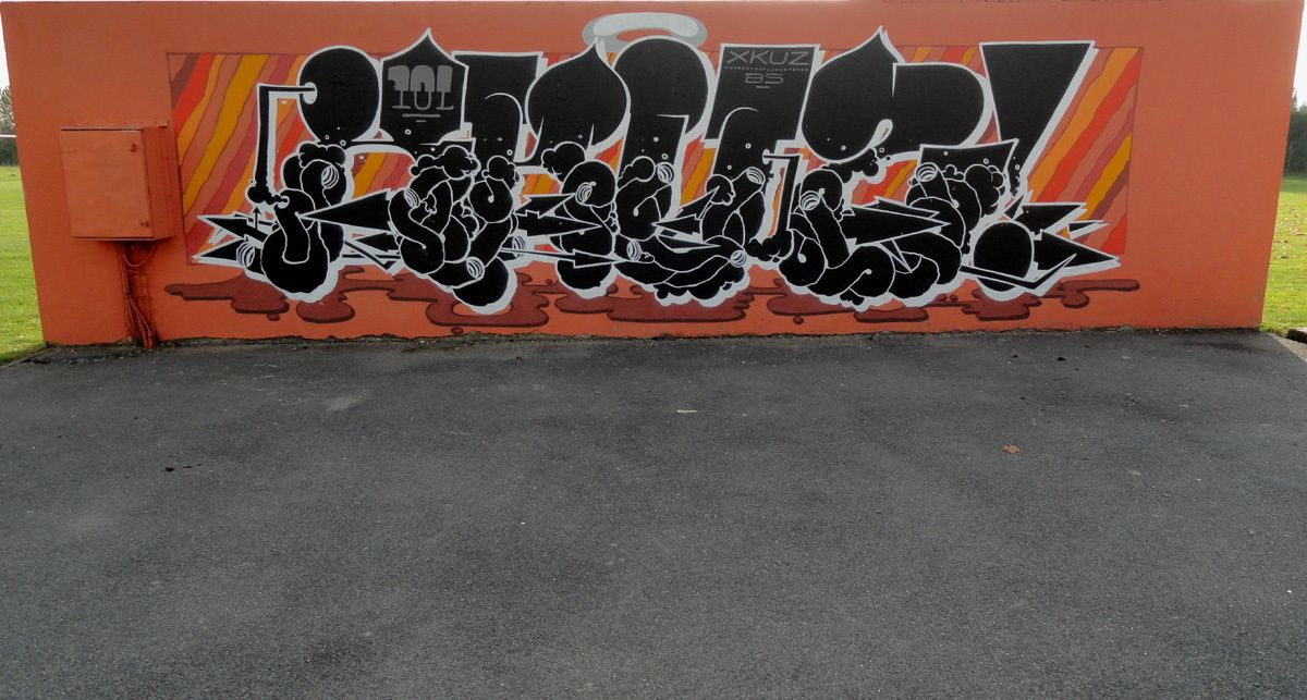 Street Art : Graffitis & Fresques Murales 60730 La Chapelle St Pierre