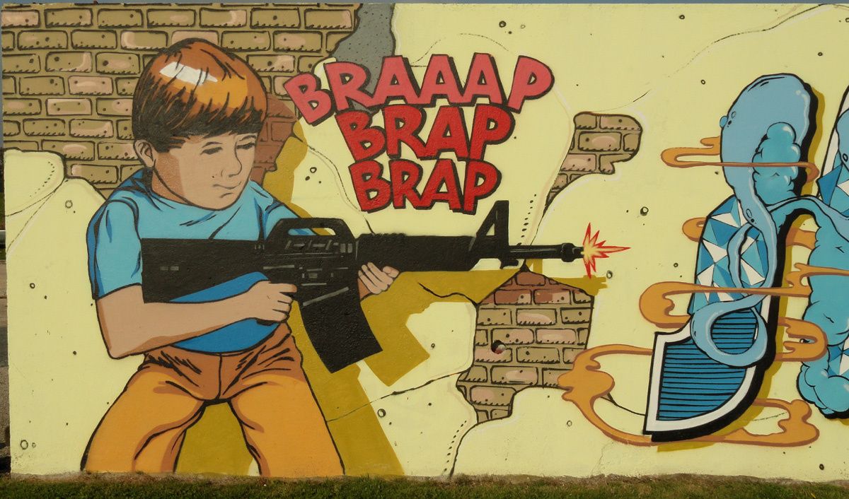 Street Art : Graffitis & Fresques Murales 60730 La Chapelle St Pierre