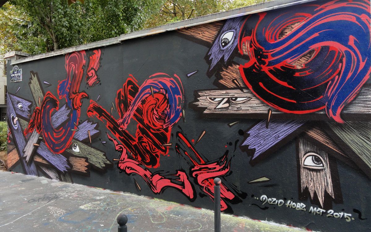 Street Art : Graffitis & Fresques Murales 75019 Paris