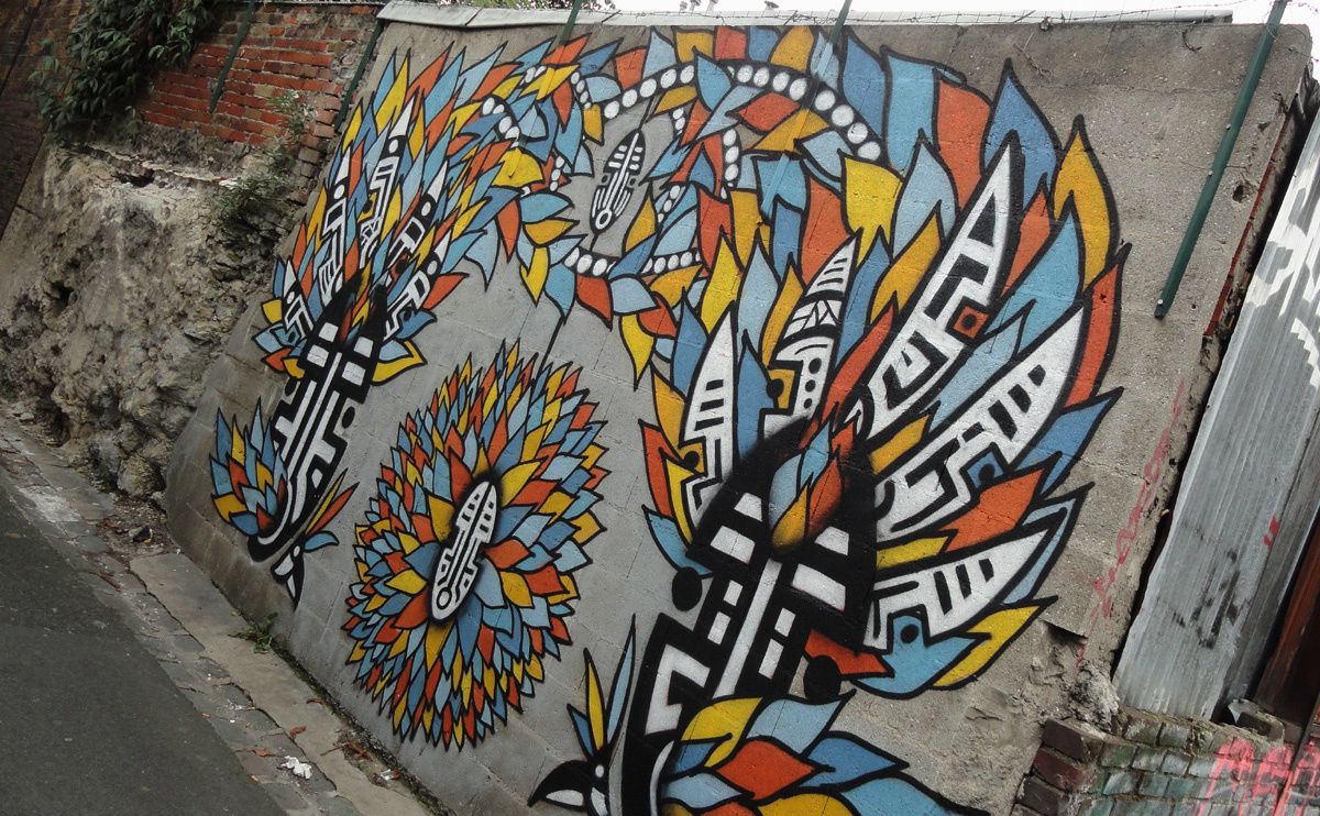 Street Art : Graffitis & Fresques Murales 93001 Aubervilliers