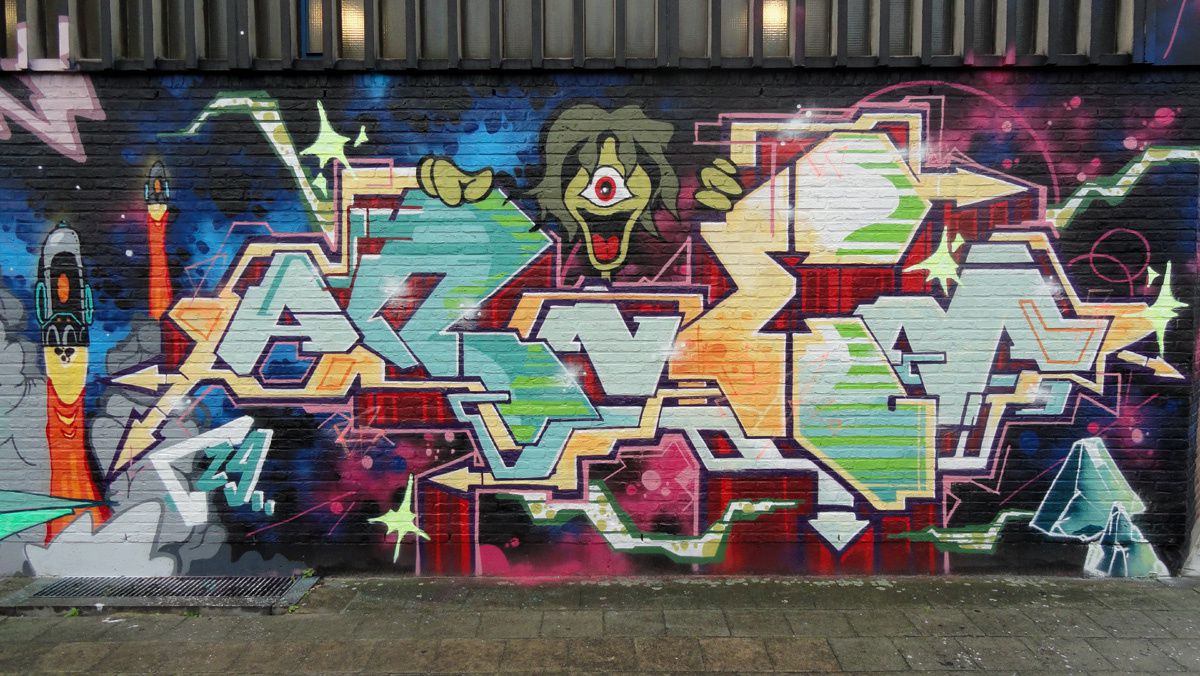Street Art : Graffitis &amp; Fresques Murales Anvers (Belgique)