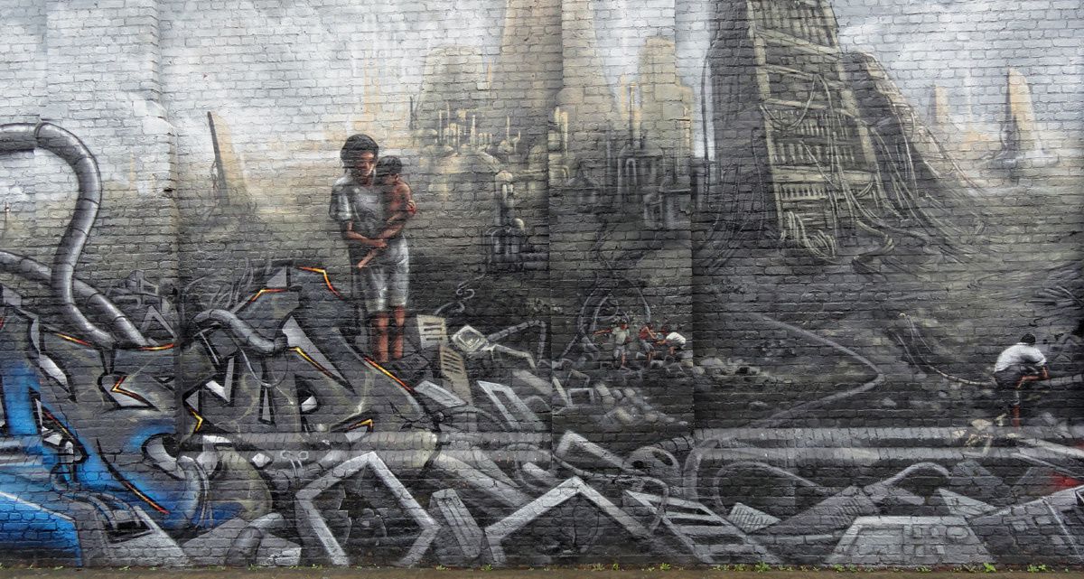 Street Art : Graffitis &amp; Fresques Murales Anvers (Belgique)
