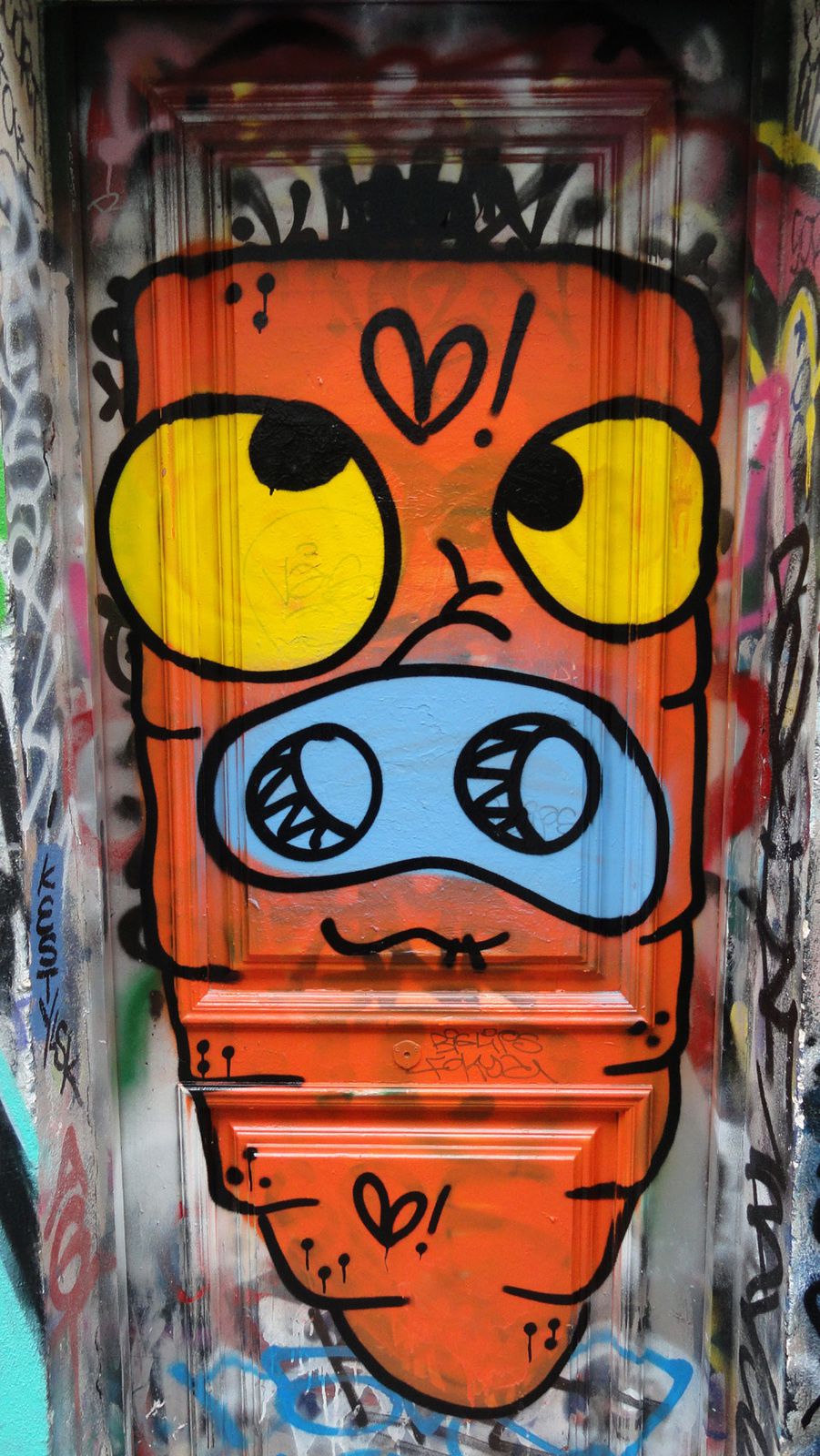 Street Art : Graffitis &amp; Fresques Murales 75020 Paris 