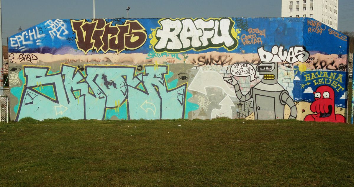 Street Art : Graffitis & Fresques Murales 77108 Chelles
