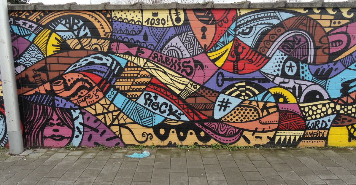 Street Art : Graffitis &amp; Fresques Murales 9000 Gent