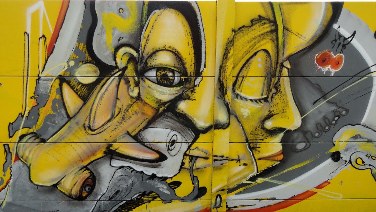Street Art : Graffitis &amp; Fresques Murales 76450 Rouen 
