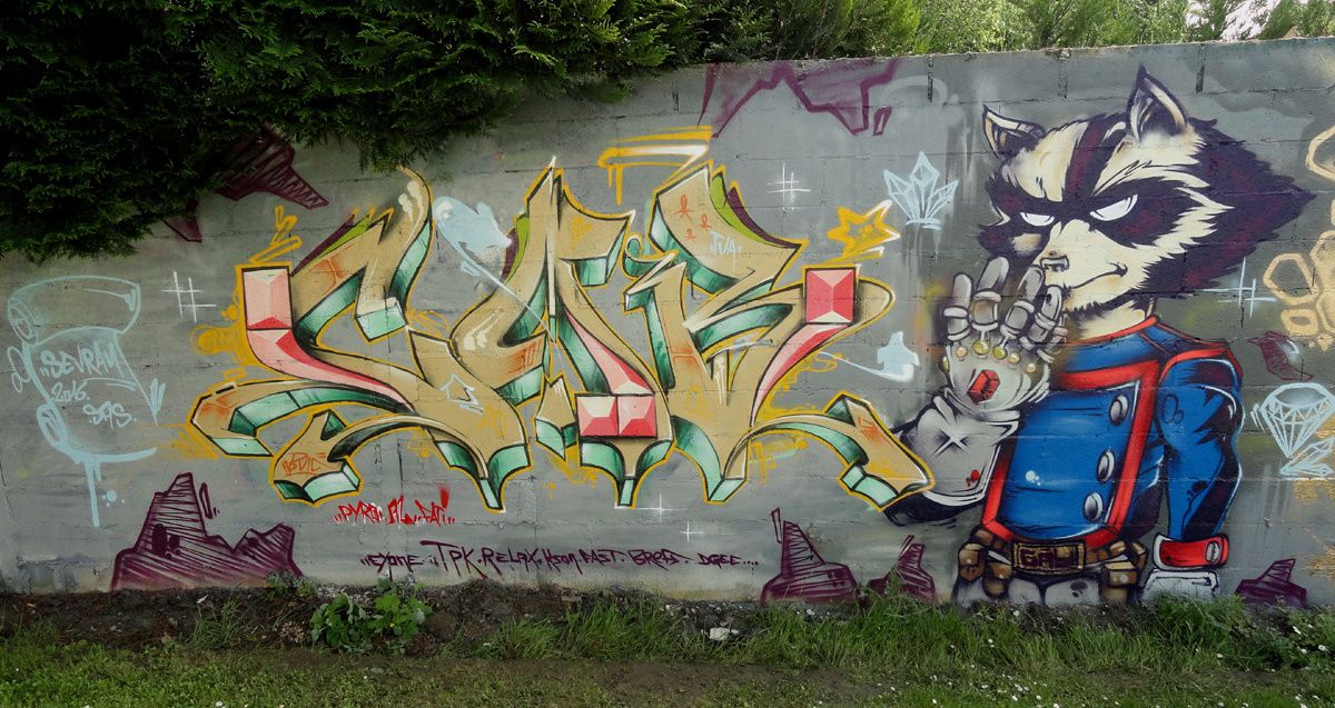 Street Art : Graffitis & Fresques Murales 93071 Sevran