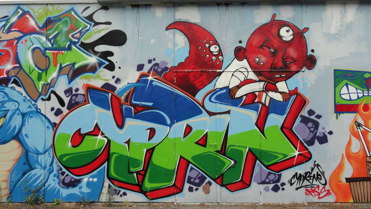 Street Art : Graffitis &amp; Fresques Murales 35238 Rennes
