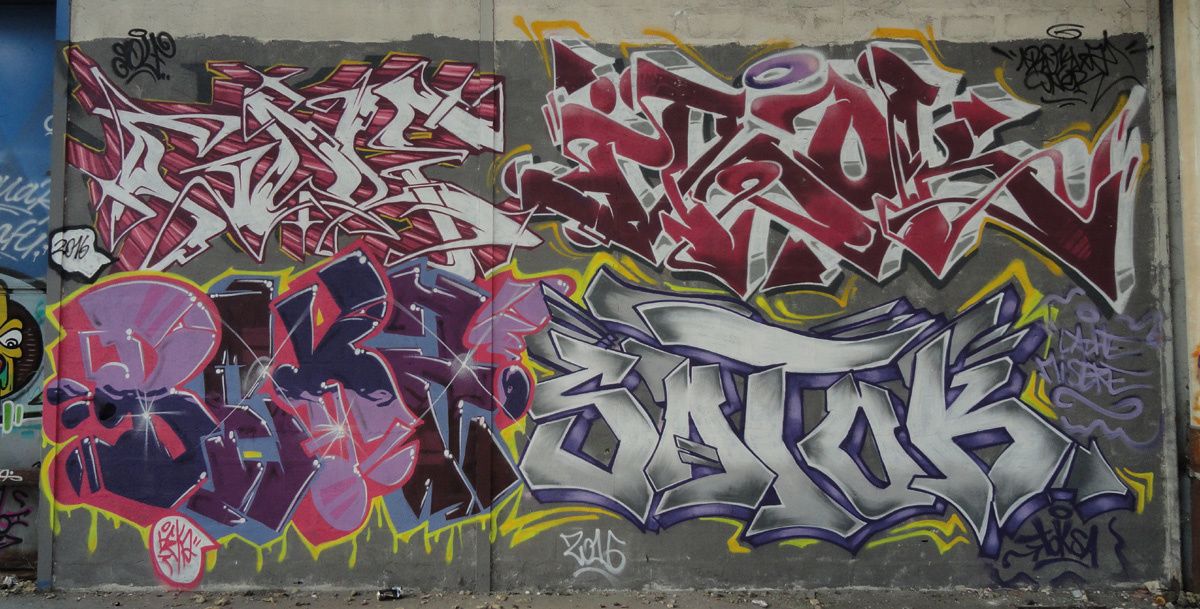 Street Art : Graffitis & Fresques Murales Département Oise (60)