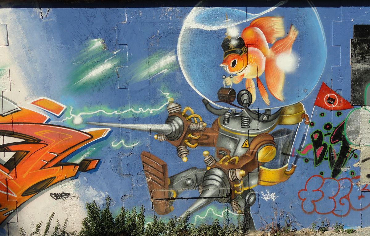 Album - Graffitis Caserne Niel Bordeaux Tom 009