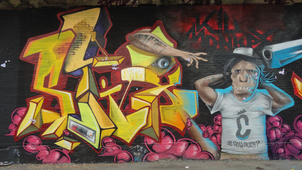 Street Art : Graffitis &amp; Fresques Murales 6000 Charleroi (Belgique)