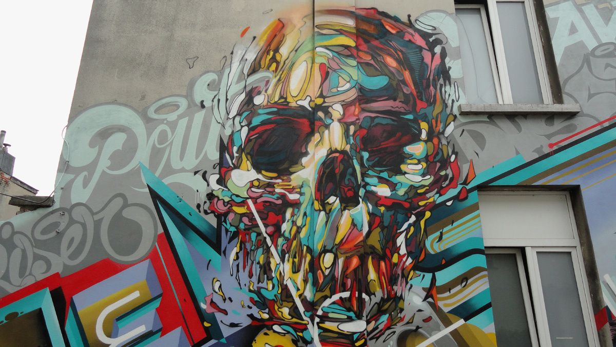 Street Art : Graffitis &amp; Fresques Murales 2000 Antwerpen (Anvers)(Belgique)