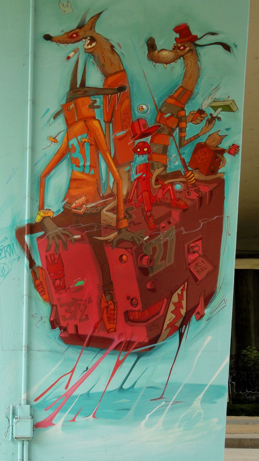 Street Art : Graffitis & Fresques Murales 1070 Anderlecht (Belgique)