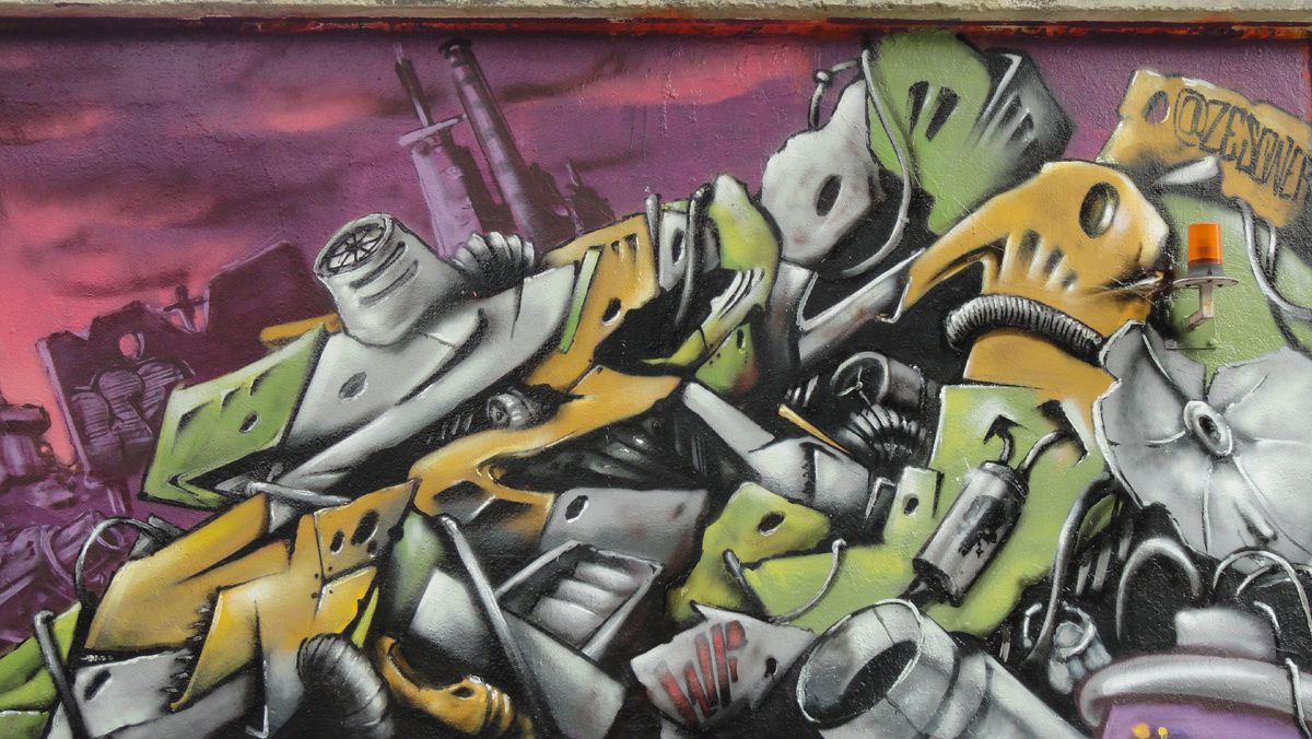Street Art : Graffitis &amp; Fresques Murales 75012 Paris