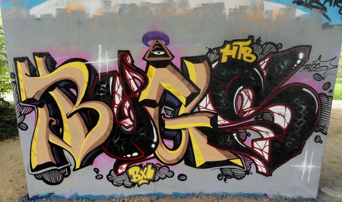 Street Art : Graffitis & Fresques Murales 1070 Anderlecht (Belgique)