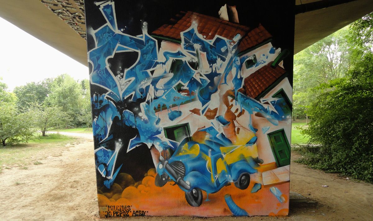 Street Art : Graffitis & Fresques Murales 1070 Anderlecht (Belgique)