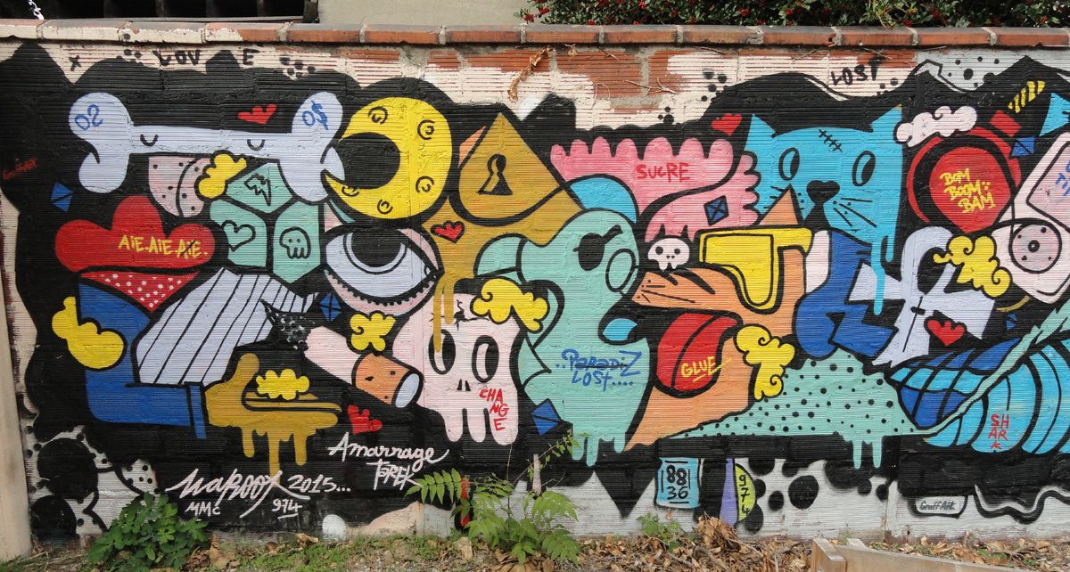 Street Art : Graffitis & Fresques Murales 93070 Saint Ouen