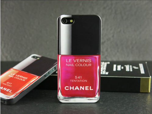 Chanel Nagellack TPU Hülle für iphone 4/4S/5/5S - Spitzekarte