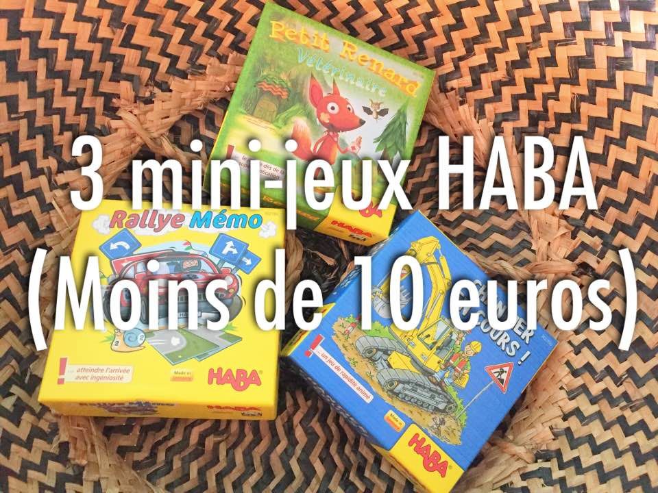 Ludothèque] 3 mini-jeux HABA à moins de 10 euros - S'éveiller et s'épanouir  de manière raisonnée