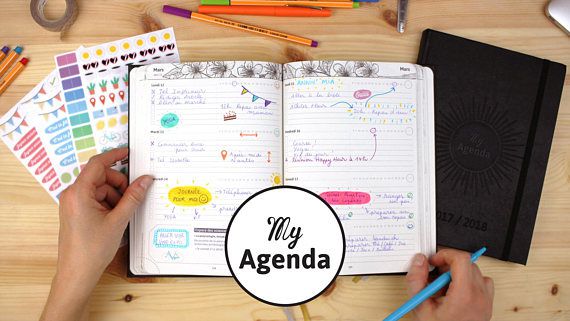 Un agenda entre Bullet, agenda et cahier de développement