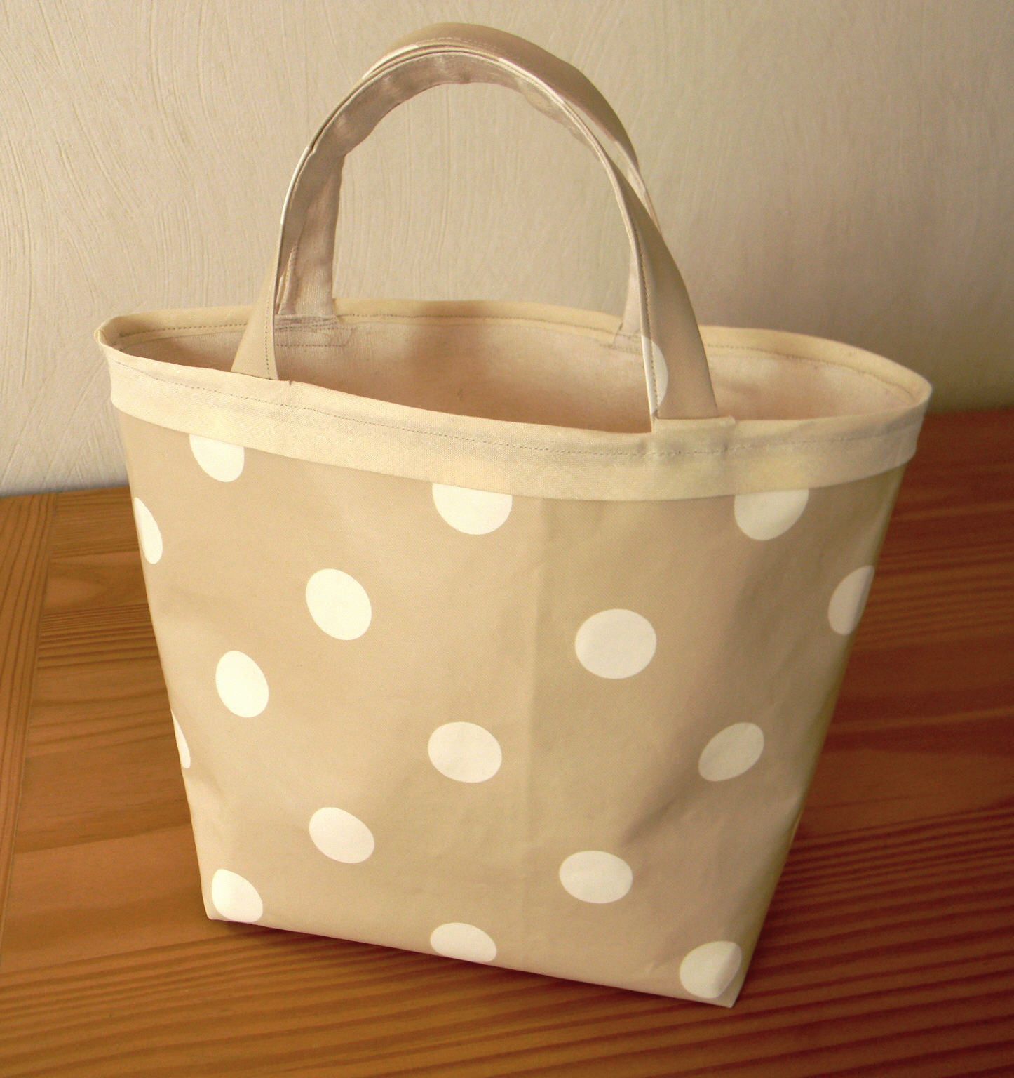 Sac top toile cirée