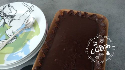 Tarte express aux 2 chocolats - Demarle - Thermomix