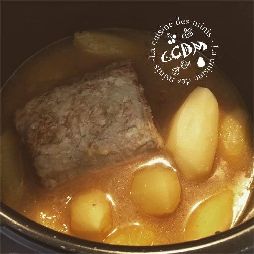 Roti de porc et pommes de terre - Cookeo