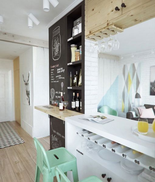1000 idées pour décorer son (petit) appartement cotton casa Rangement pour petit appartement
