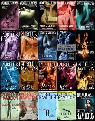 La série Anita Blake par Laurell Hamilton (18 tomes)