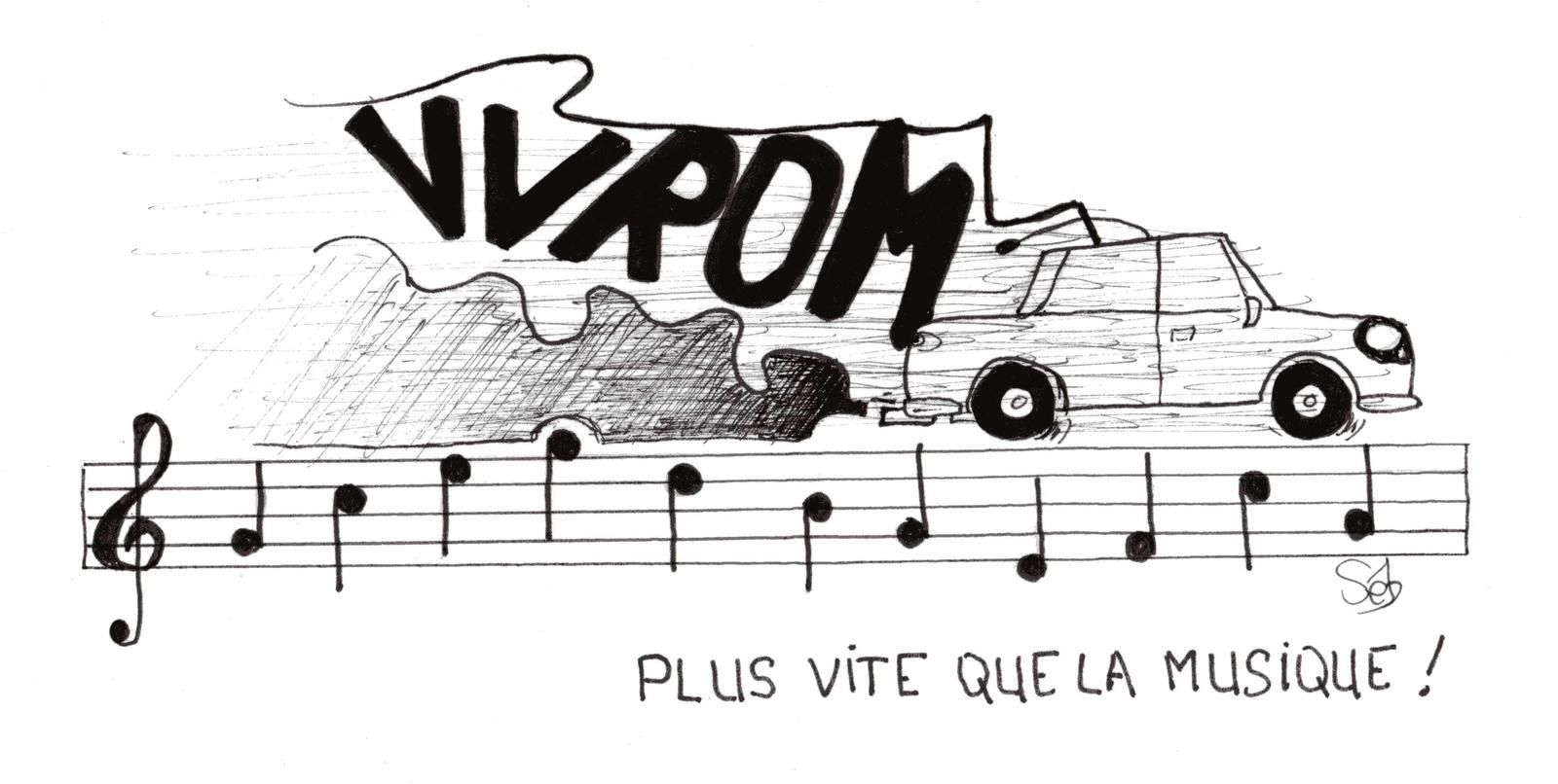Aller plus vite que la musique Les dessins de séb