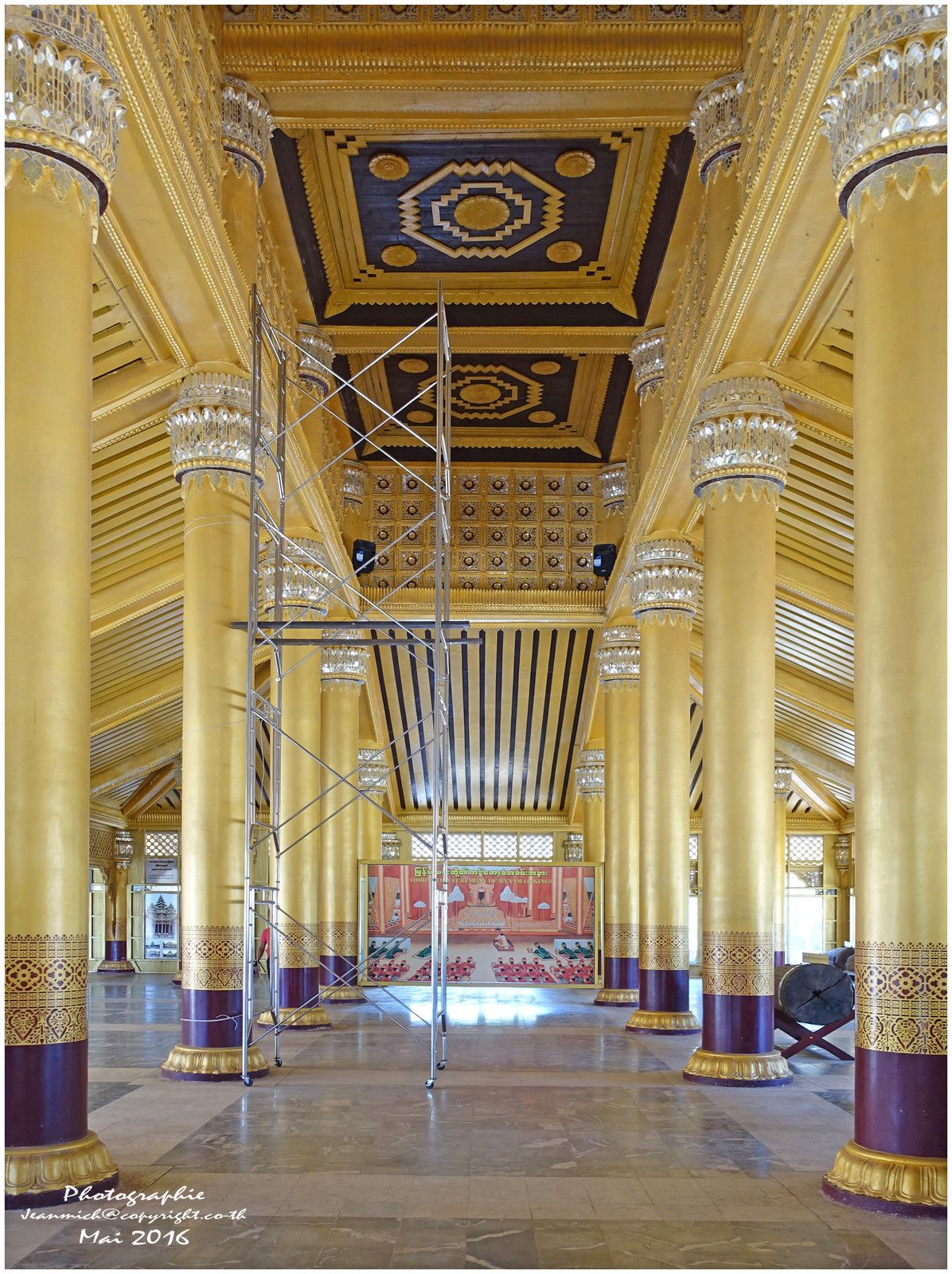 Palais impérial de Bago (province Birmane) 