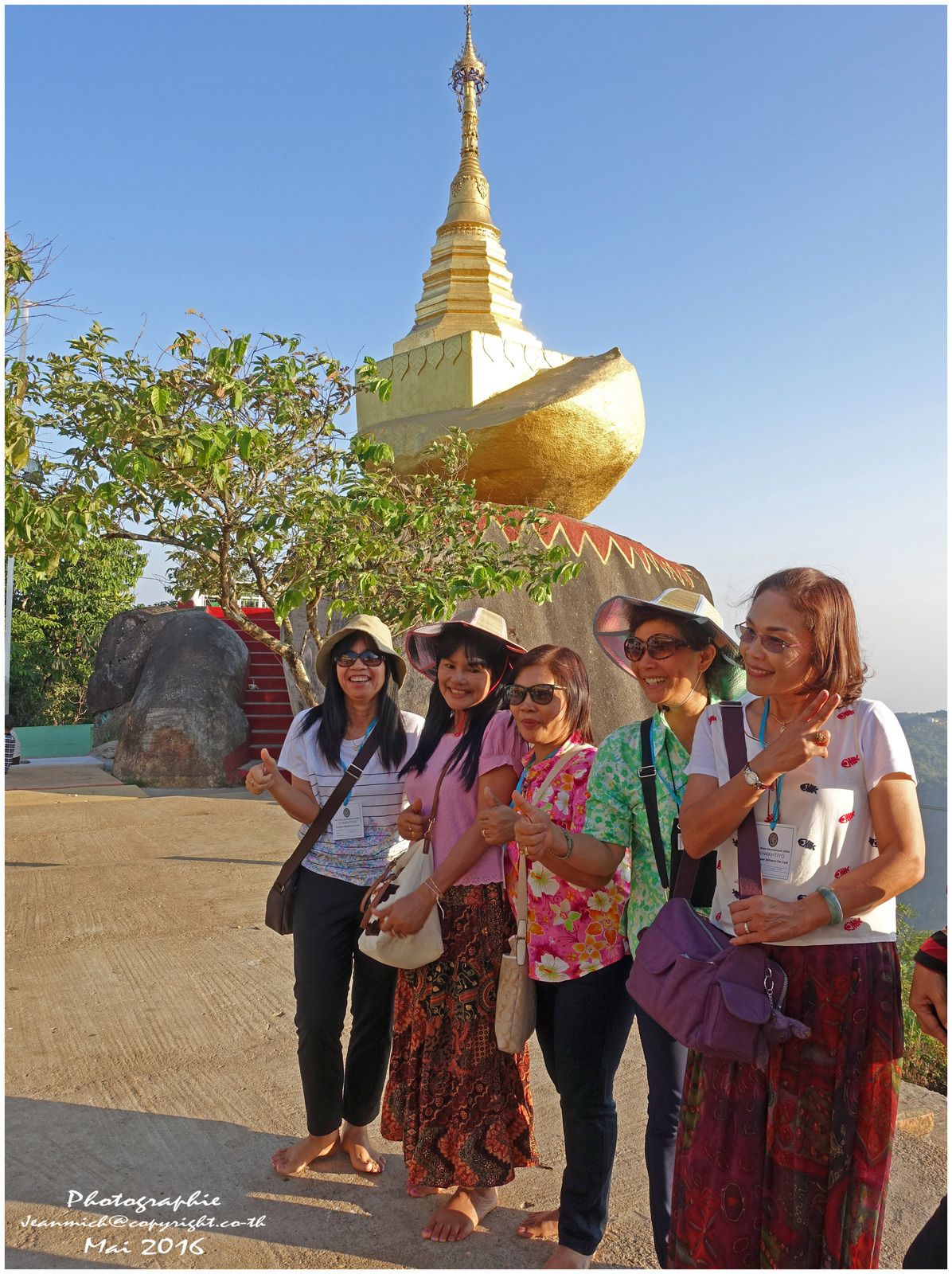 Le rocher d'or Myanmar 1ère partie (Birmanie)