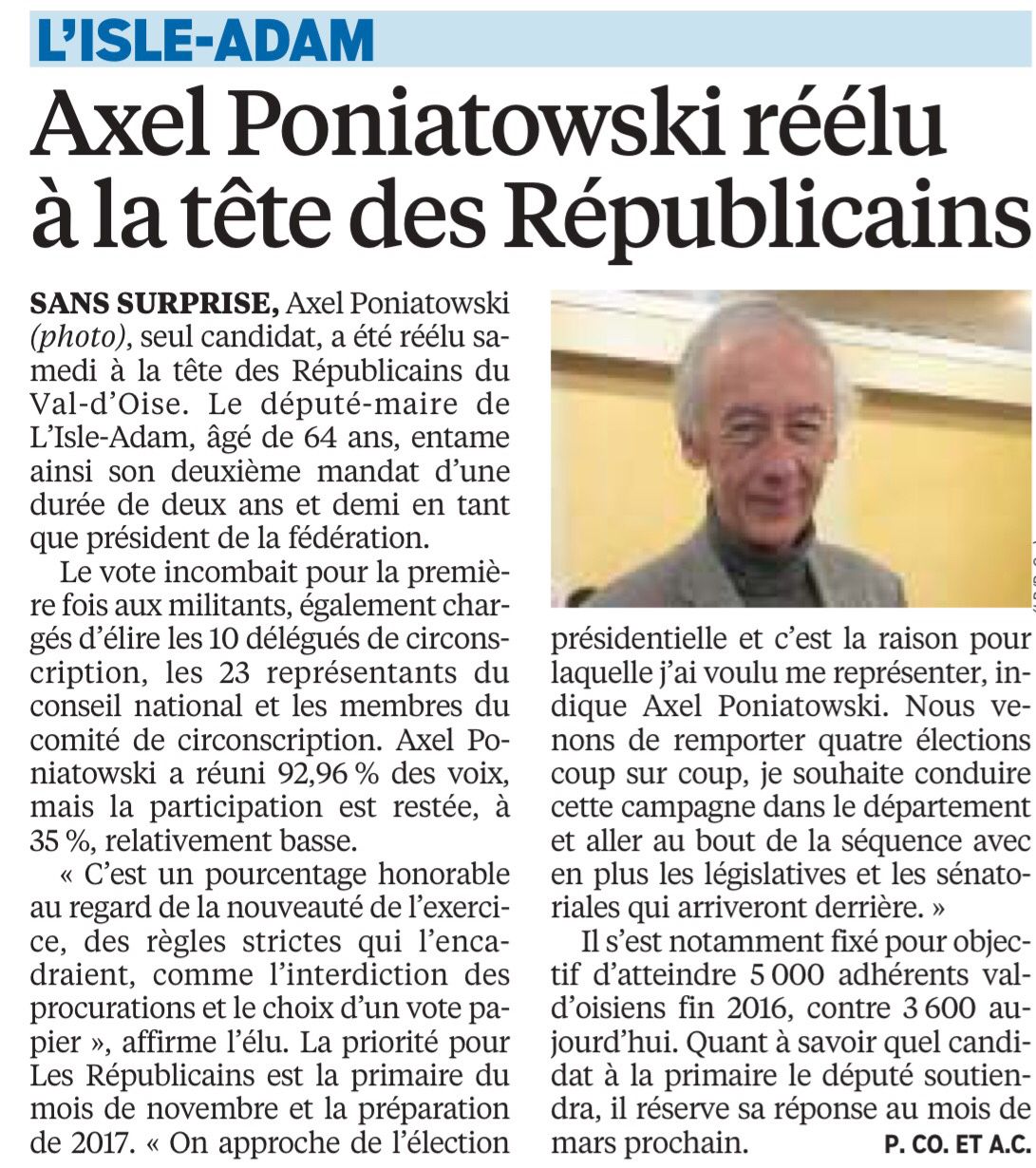 Résultats des élections internes 2016 - Le blog des ...