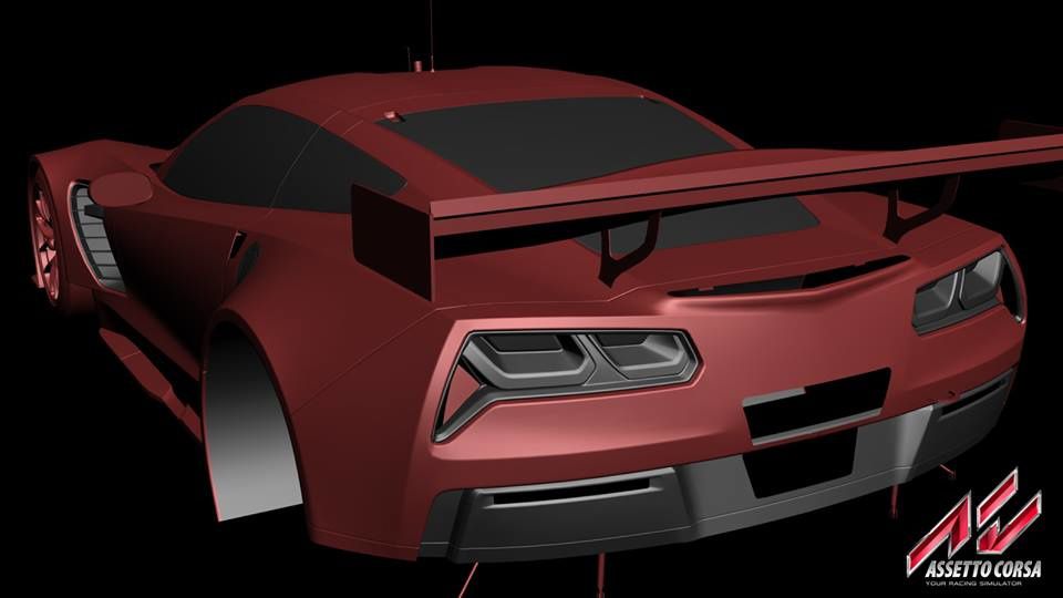 Assetto Corsa : Chevrolet Corvette C7.R en préparation