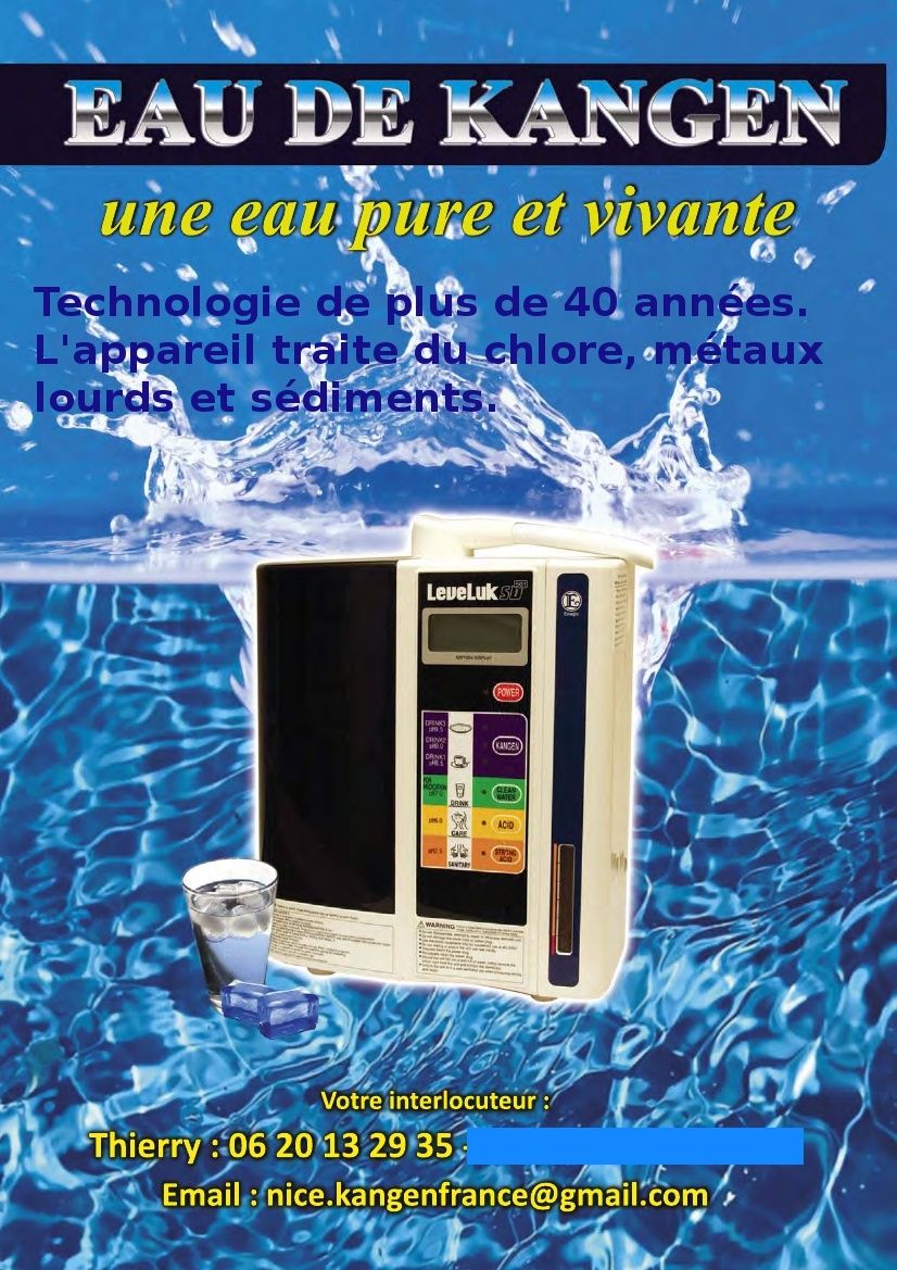 eaukangendistribution Appareil très performant qui se branche au L