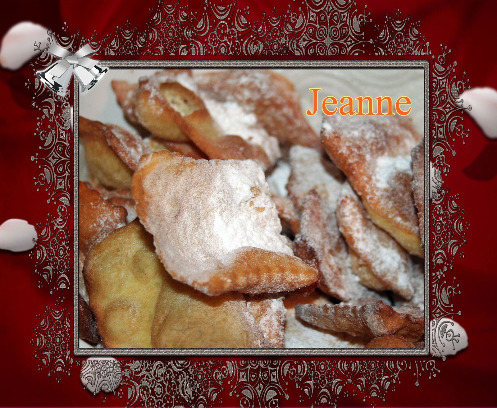 Oreillettes à la fleur d&amp;#39;oranger - La cuisine de la petite Jeanne