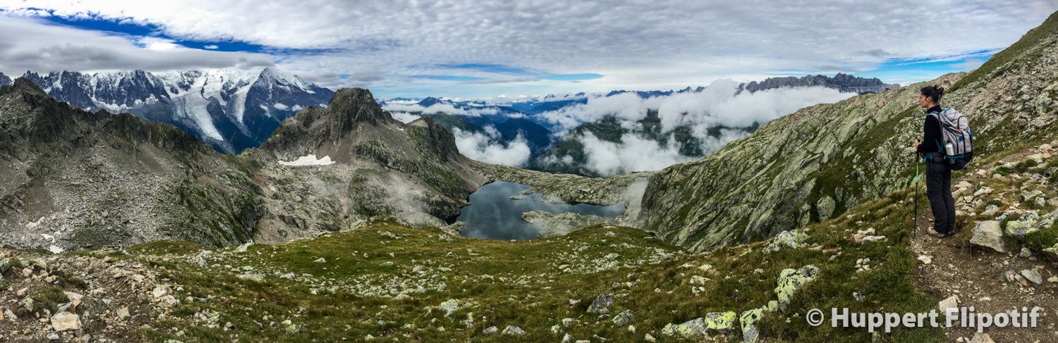 Les lacs noirs Mont Blanc AIguilles Rouges