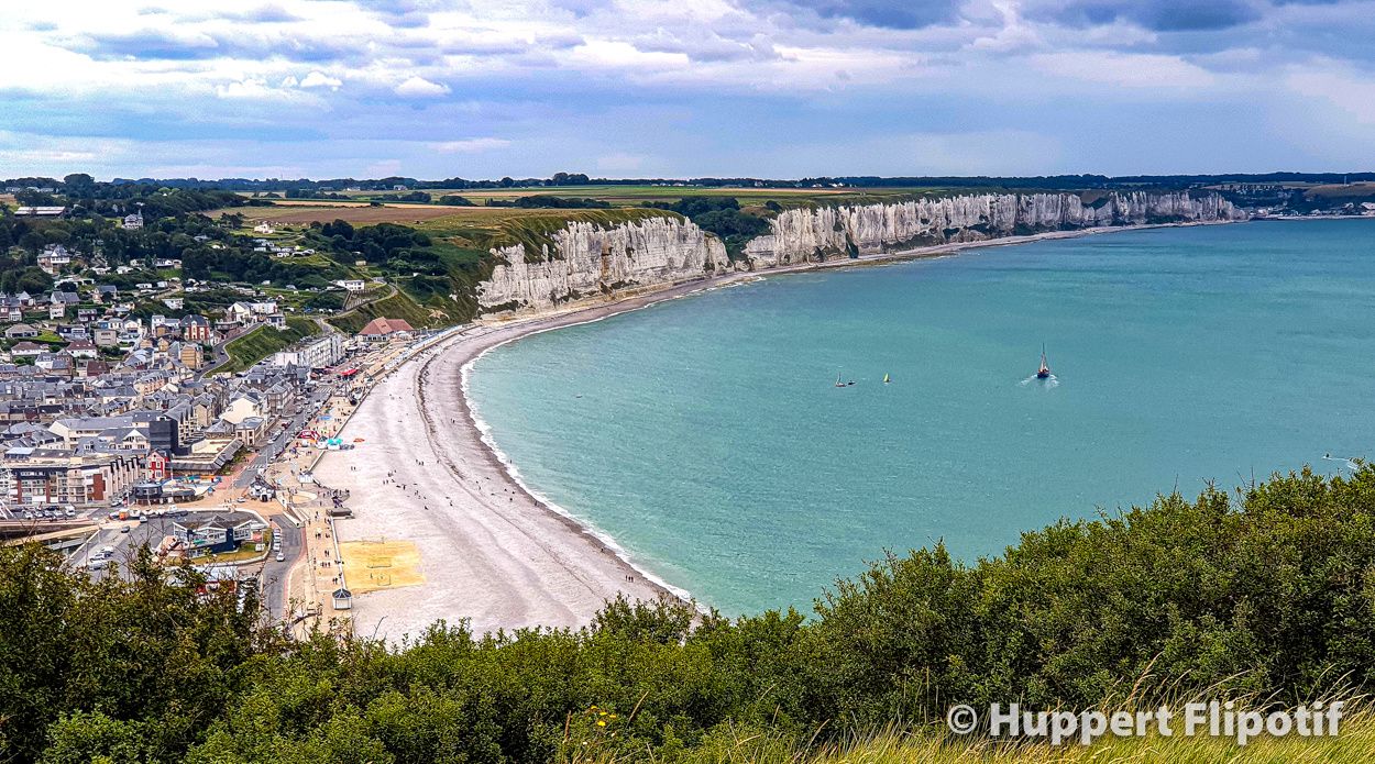 En haut du cap Fagnet Fécamp