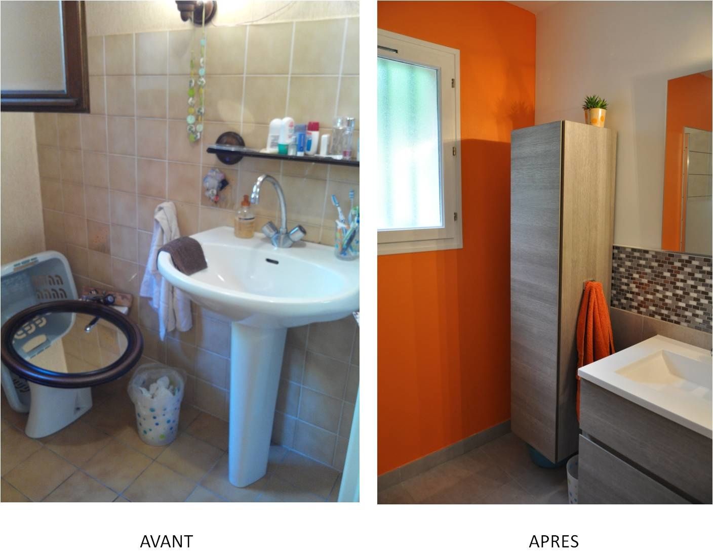 Renovation d'une salle de bain avant apres projet deco