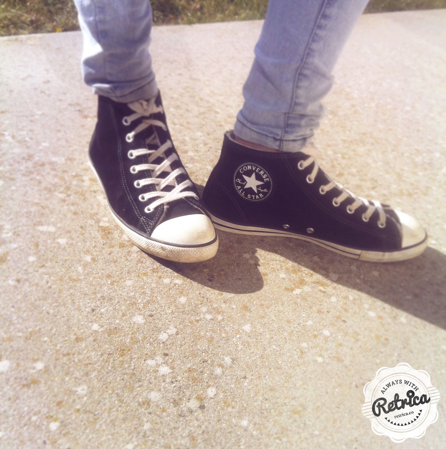 converses gris clair