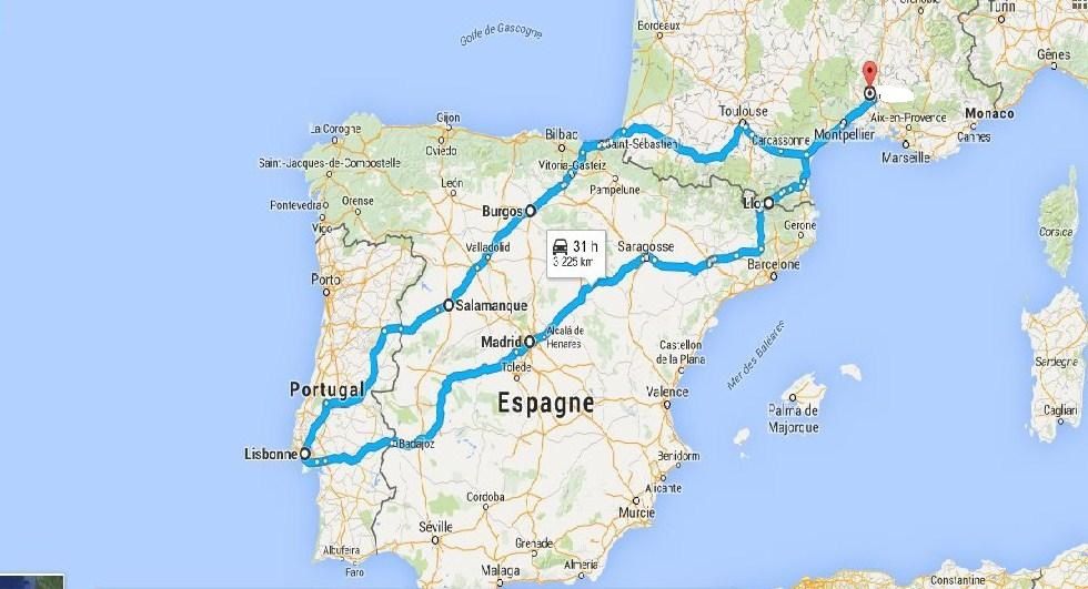Projet Espagne Portugal