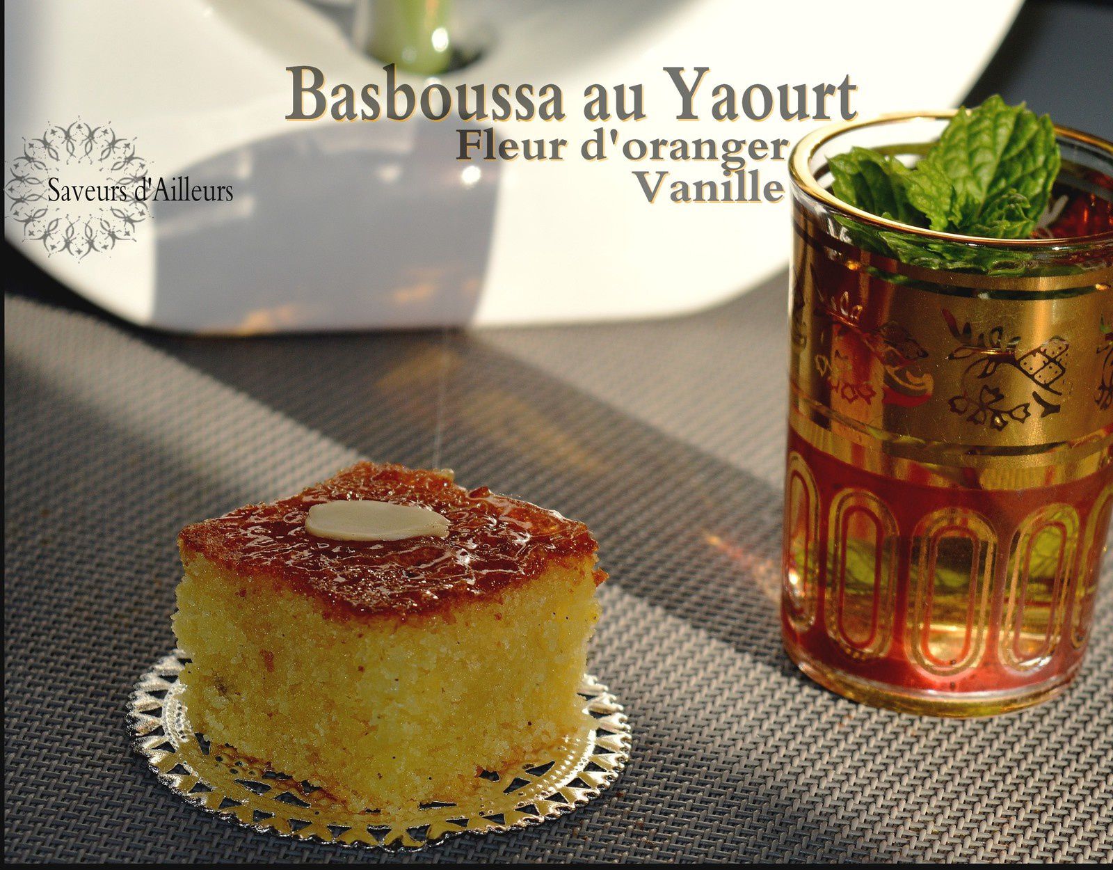 Basboussa Vanille Fleur d'oranger (inratable)